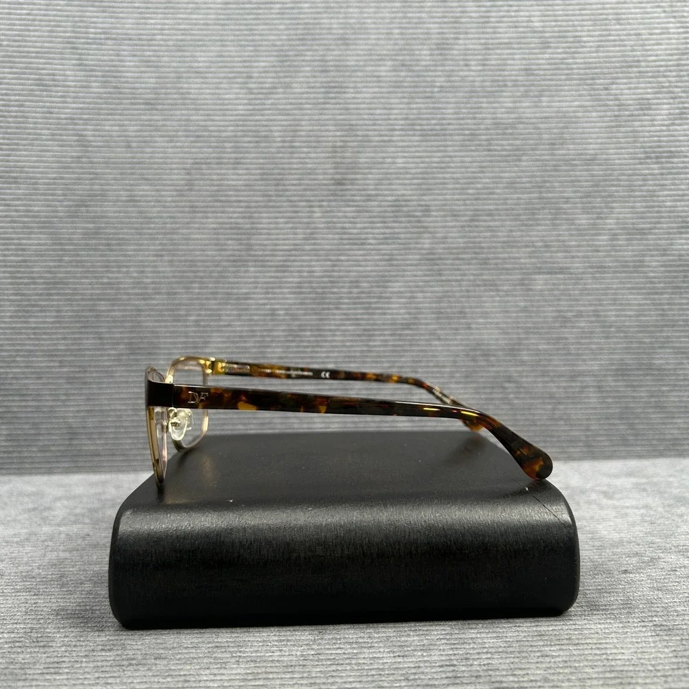 Diane von Furstenberg DVF8051 210 Burgundy Tortoise Square Y2k Eyeglasses Frames